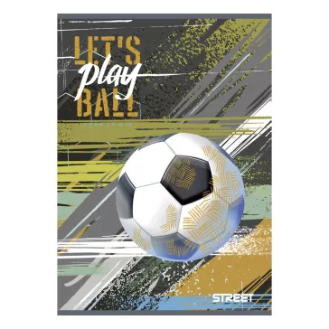 Füzet kockás STREET A/4 54 lapos Football