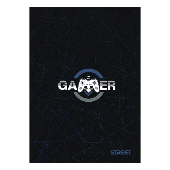 Füzet vonalas STREET A/5 54 lapos Gaming margóval