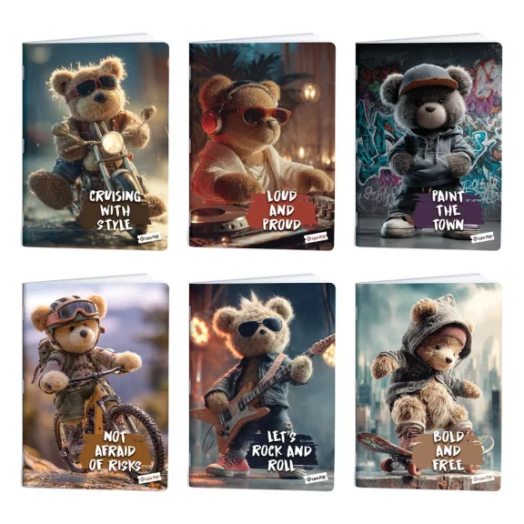 Füzet kockás LIPAMILL A/4 40 lapos Teddy Bear Füzet kockás LIPAMILL A/4 40 lapos Teddy Bear