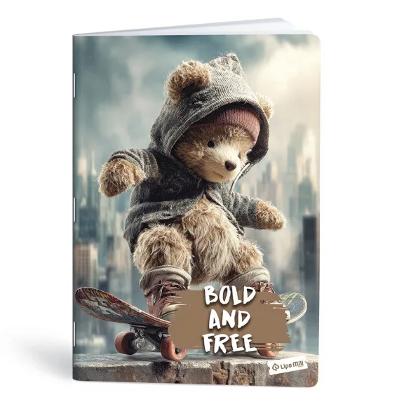 Füzet kockás LIPAMILL A/4 40 lapos Teddy Bear Füzet kockás LIPAMILL A/4 40 lapos Teddy Bear