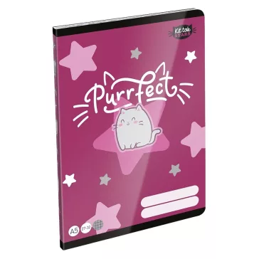   Füzet kockás LIZZYSULI A/5 32 lapos 27-32 Kittok Stars Purrfect
