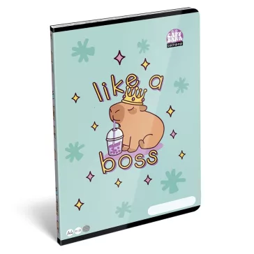   Füzet vonalas LIZZYSULI A/4 32 lapos 81-32 Lollipop Capybara