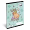 Füzet vonalas LIZZYSULI A/5 32 lapos 14-32 1.osztályos  Lollipop Capybara