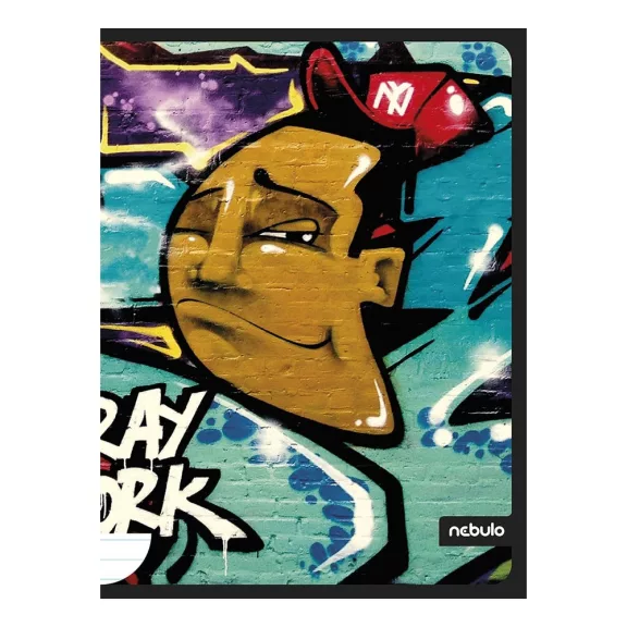 Füzet vonalas NEBULO A/4 40 lapos Graffiti Füzet vonalas NEBULO A/4 40 lapos Graffiti