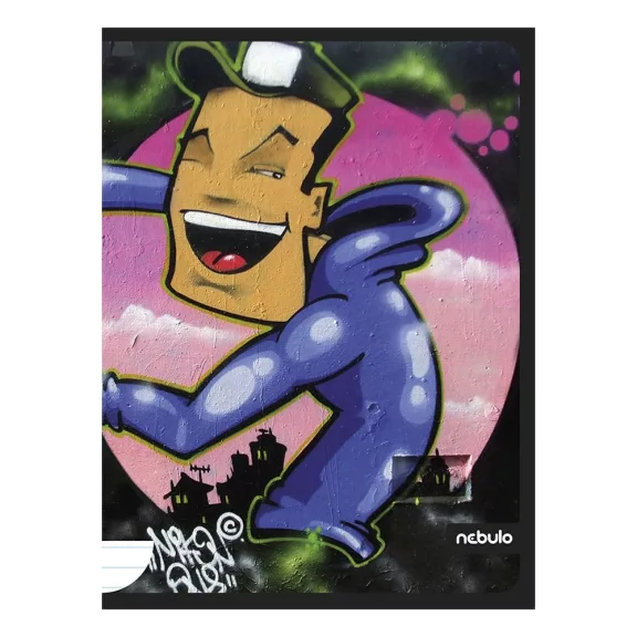 Füzet vonalas NEBULO A/4 40 lapos Graffiti Füzet vonalas NEBULO A/4 40 lapos Graffiti