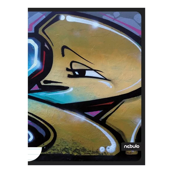 Füzet vonalas NEBULO A/4 40 lapos Graffiti Füzet vonalas NEBULO A/4 40 lapos Graffiti