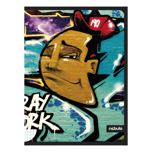 Füzet kockás NEBULO A/4 40 lapos Graffiti Füzet kockás NEBULO A/4 40 lapos Graffiti