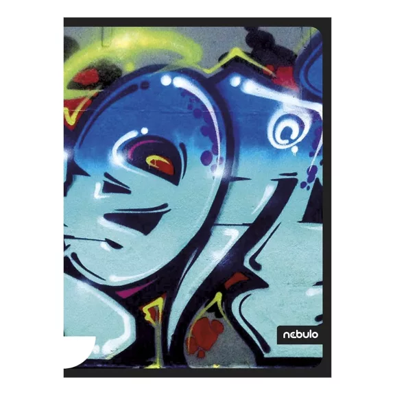 Füzet sima NEBULO A/4 40 lapos Graffiti Füzet sima NEBULO A/4 40 lapos Graffiti