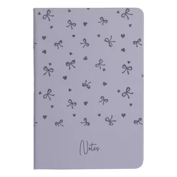   Jegyzetfüzet vonalas CREATIVE Cute bow B/5 96 lapos keményfedelű