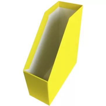   Irattartó papucs FORTUNA Elegant 90 mm karton fóliás sárga