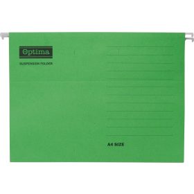 Függőmappa OPTIMA A/4 karton zöld 25 darabos