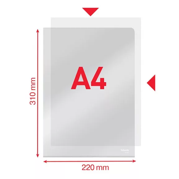 Genotherm "L" ESSELTE A/4 150 mikron luxus víztiszta 25 darabos