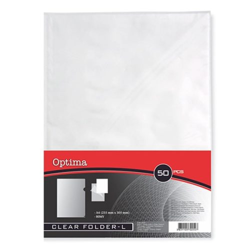 Genotherm "L" OPTIMA A/4 80 mikron víztiszta 50 darabos