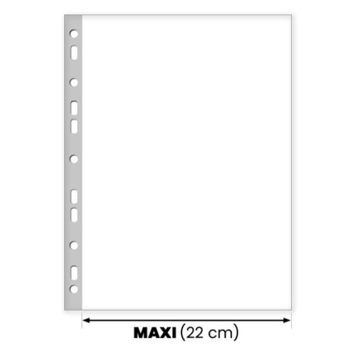 Lefűzhető genotherm A/4 maxi 42 mikron narancsos 100 darabos