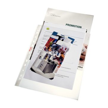   Lefűzhető genotherm ESSELTE A/4 maxi 100 mikron narancsos 25 darabos