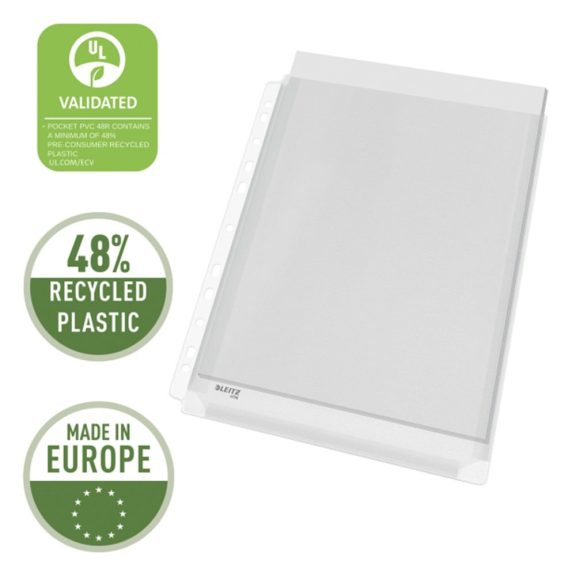 Lefűzhető genotherm LEITZ Jumbo A/4 170 mikron narancsos 10 darabos