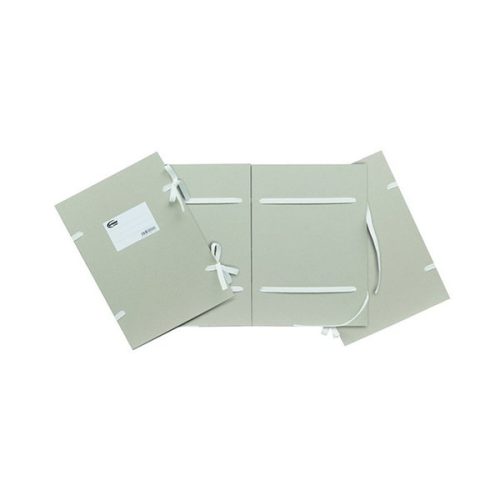 Irományfedél szalagos CLARISSA 1050 g natúr 0,8m szalaggal