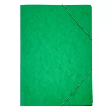 Gumis mappa A/4 prespán zöld 345 g