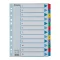 Regiszter ESSELTE Mylar A/4 laminált karton 1-12