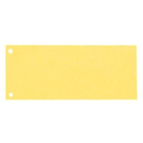 Elválasztócsík ESSELTE 105x240mm karton sárga 100 darabos