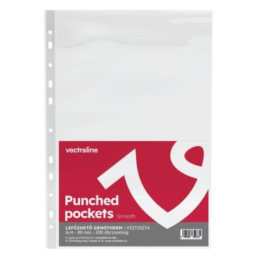   Lefűzhető genotherm VECTRALINE A/4 80 mikron víztiszta 100 darabos