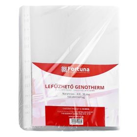   Lefűzhető genotherm FORTUNA A/4 90 mikron narancsos 100 darabos