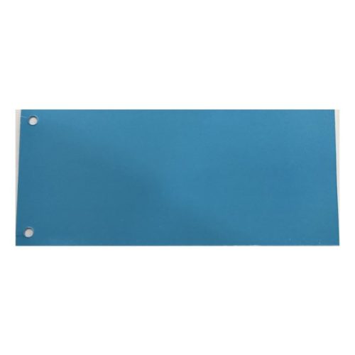 Elválasztócsík FORTUNA 105x235mm karton kék 100 darabos