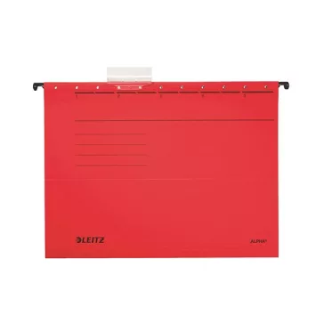   Függőmappa LEITZ Alpha Standard A/4 karton piros 25 darabos
