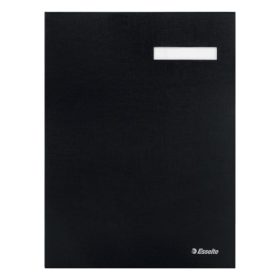 Aláírandókönyv ESSELTE A/4 karton 20 részes fekete