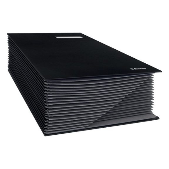 Aláírandókönyv ESSELTE A/4 karton 20 részes fekete