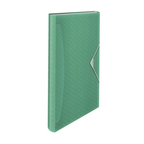 Harmónika mappa ESSELTE Colour Breeze A/4 PP 6 rekeszes zöld