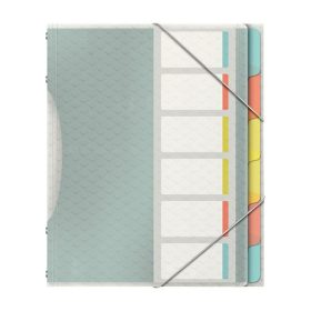 Előrendező ESSELTE Colour Breeze A/4 PP 6 részes