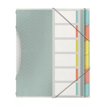 Előrendező ESSELTE Colour Breeze A/4 PP 6 részes