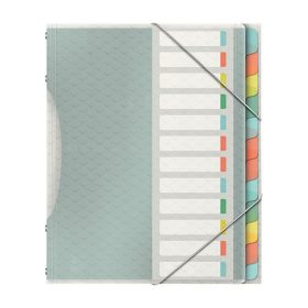 Előrendező ESSELTE Colour Breeze A/4 PP 12 részes