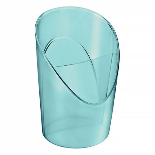 Írószertartó ESSELTE Colour Breeze kerek 2 rekeszes áttetsző kék