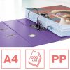 Iratrendező ESSELTE Colour Breeze Standard A/4 75 mm élvédős levendula