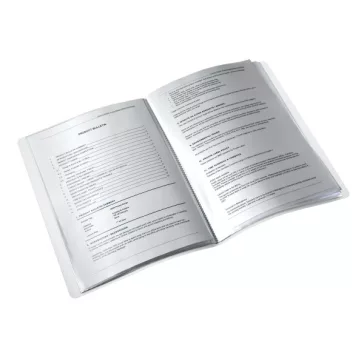 Iratvédő mappa LEITZ Wow A/4 40 zsebes fehér