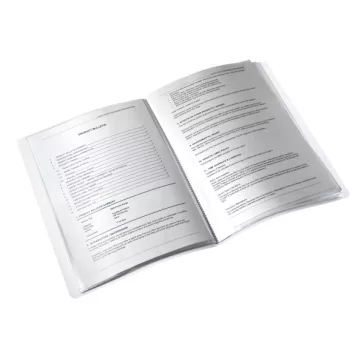 Iratvédő mappa LEITZ Wow A/4 40 zsebes rózsaszín