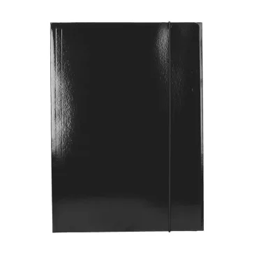 Gumis mappa OPTIMA A/4 fekete 600 g