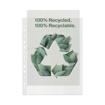  Lefűzhető genotherm ESSELTE Recycled  A/4 maxi 70 mikron narancsos 100 darabos