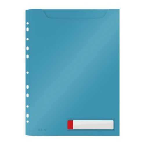 Lefűzhető genotherm LEITZ Cosy Privacy Jumbo A/4 200 mikron nyugodtkék 3 darabos