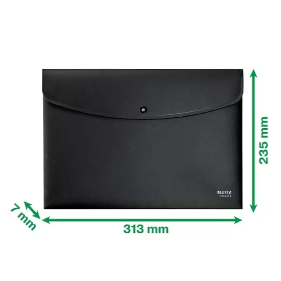 Irattasak LEITZ Recycle A/4 PP patentos fekete Irattasak LEITZ Recycle A/4 PP patentos fekete