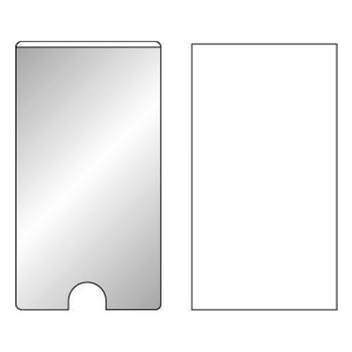 Címketartó tok DJOIS öntapadós gerincjelölő betétlappal 75x150 mm 3 darabos