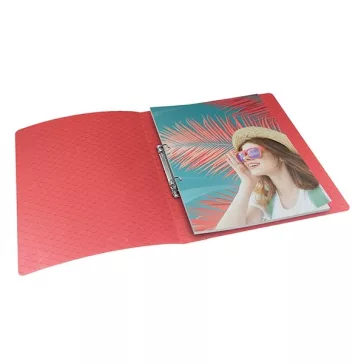   Gyűrűskönyv ESSELTE Colour Breeze A/4 25 mm 2 gyűrűs PP korall