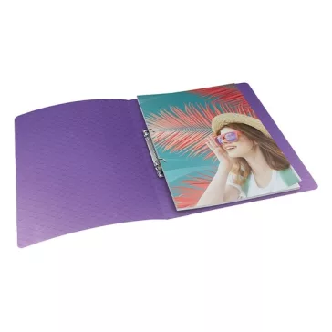   Gyűrűskönyv ESSELTE Colour Breeze A/4 25 mm 2 gyűrűs PP levendula
