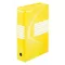 Archiváló doboz ESSELTE Boxycolor A/4  80 mm karton sárga