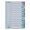 Regiszter ESSELTE Mylar A/4 laminált karton 12 részes