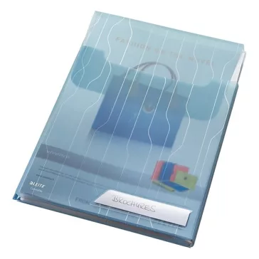   Lefűzhető genotherm LEITZ CombiFile Jumbo A/4 200 mikron füles kék 3 darabos