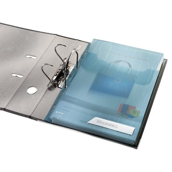 Lefűzhető genotherm LEITZ CombiFile Jumbo A/4 200 mikron füles kék 3 darabos