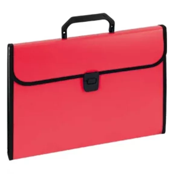 Irattartó táska EAGLE 12 rekeszes harmónikás A/4 piros